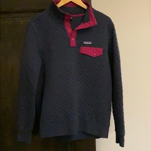 Patagonia cotton quilt snap T pullover
